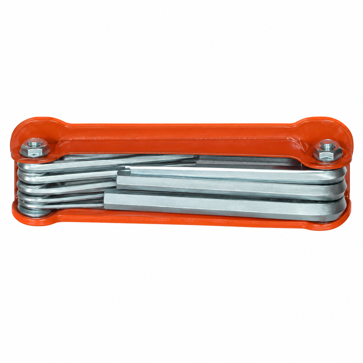 Folding Hex Key Set - 8-piece set