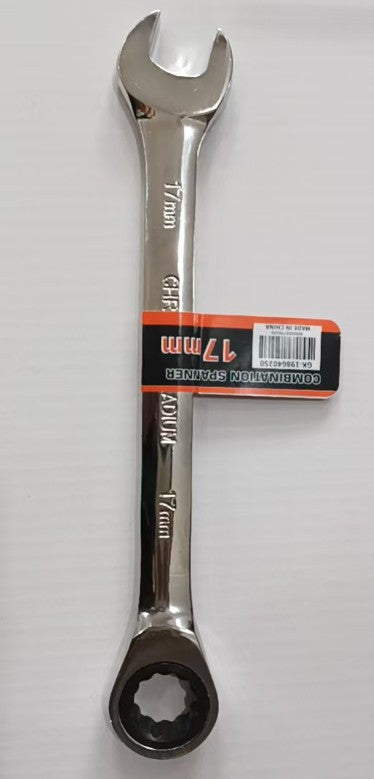 Ratcheting Combination Wrench - 17 mm