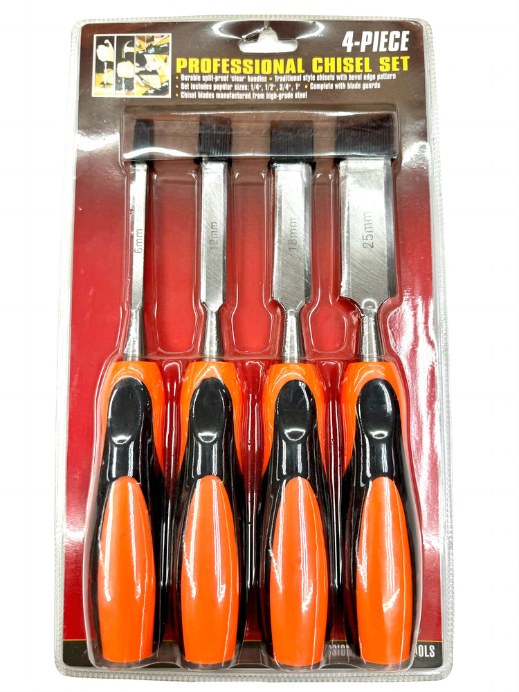 Wood Chisel Set - 4-piece set