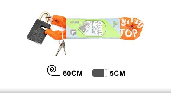 Cloth-Covered Chain Lock - 60 cm (23.6 in) — in