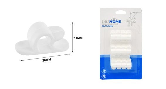 Cable Management Clips, 12-Pack