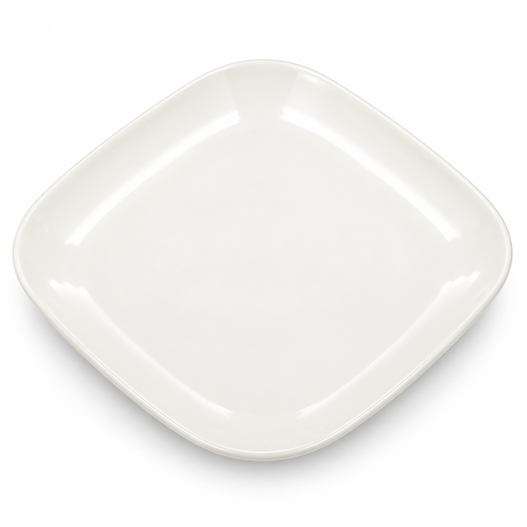 White Serving Plate