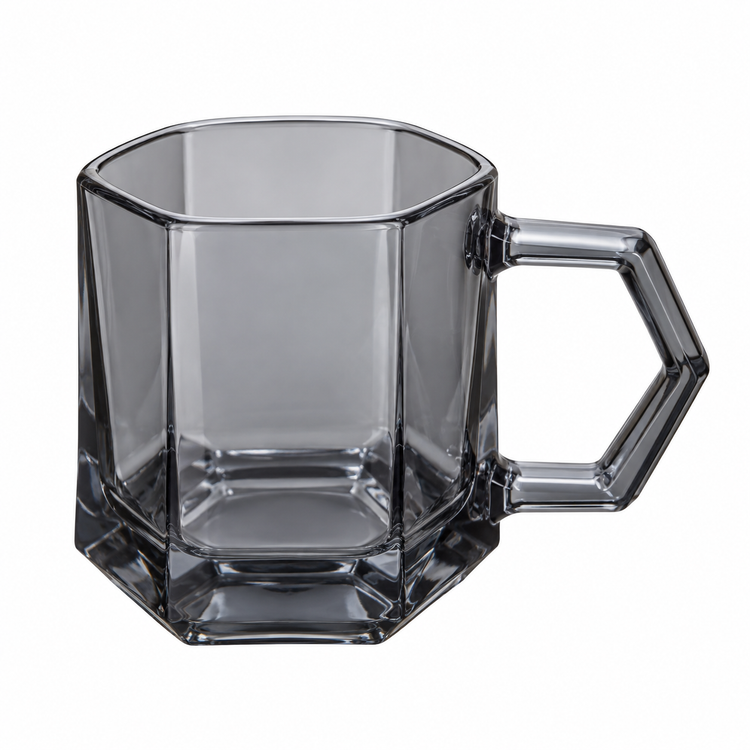 Hexagon Glass Tumbler