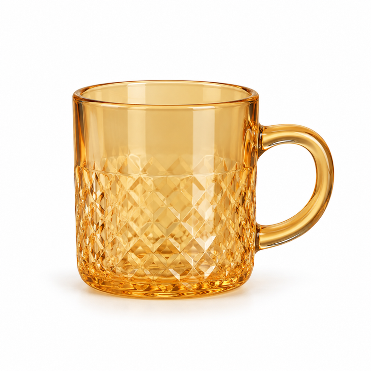 Amber Glass Mug