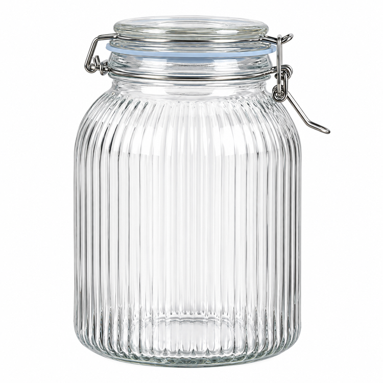 Large Glass Storage Jar - 1600ml