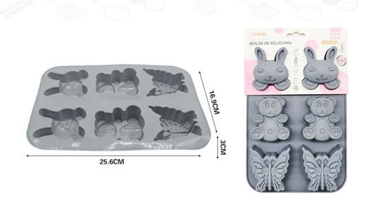 Silicone Loaf Pan - 6*16.9*1.2 in / 25.6*16.9*1.2 in