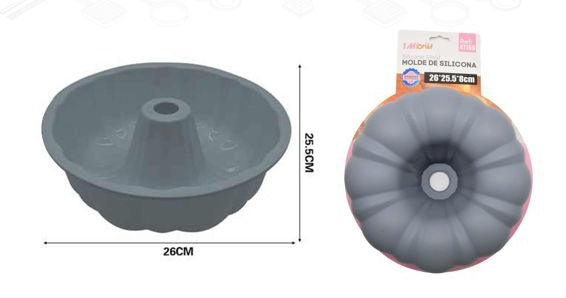 Silicone Bundt Cake Pan - 25.5*3.1 in / 26*25.5*3.1 in
