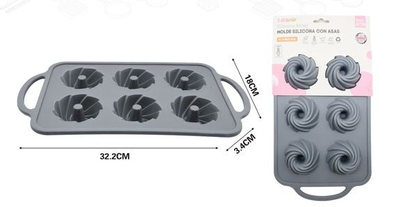 Silicone Cake Pan with Steel Frame - 32.2*18*1.3 in / 1.3 in