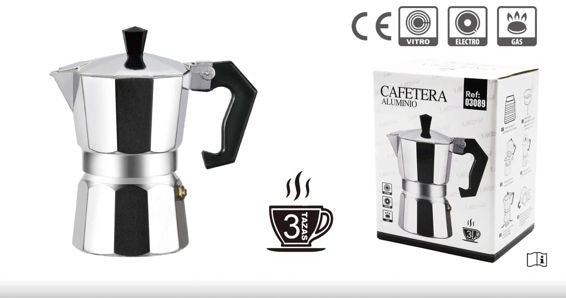 3-Cup Aluminum Espresso Maker