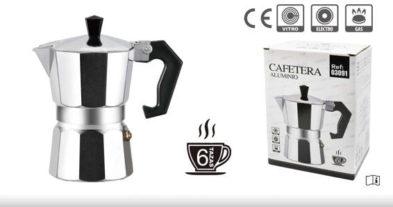 6-Cup Aluminum Espresso Maker