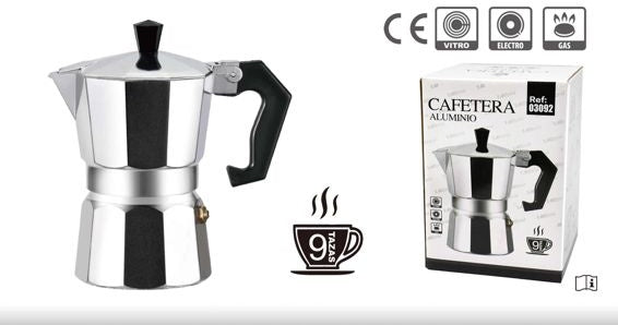 9-Cup Aluminum Espresso Maker