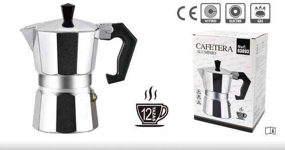 12-Cup Aluminum Espresso Maker