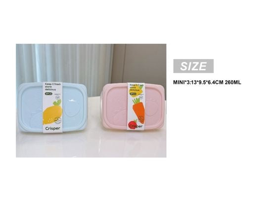3-Piece Mini Square Food Storage Set