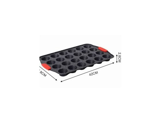 24-Cup Mini Muffin Pan - 25.8*1.1 in / 42*25.8*1.1 in