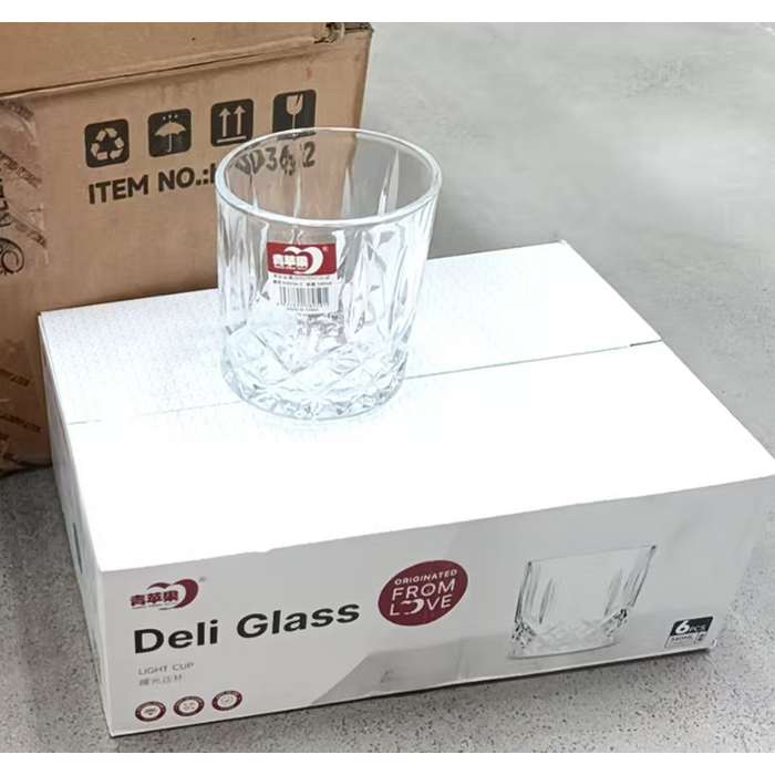 6-Piece 340 mL Glass Tumbler Set