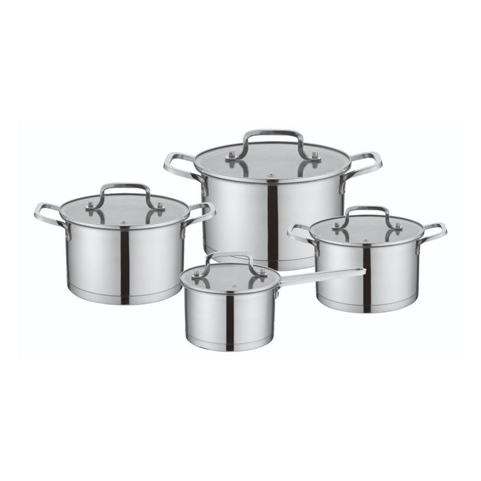 10-Piece Stainless-Steel Cookware Set
