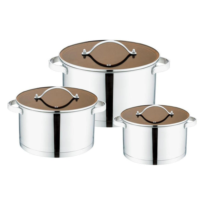 6-Piece Stainless-Steel Cookware Set