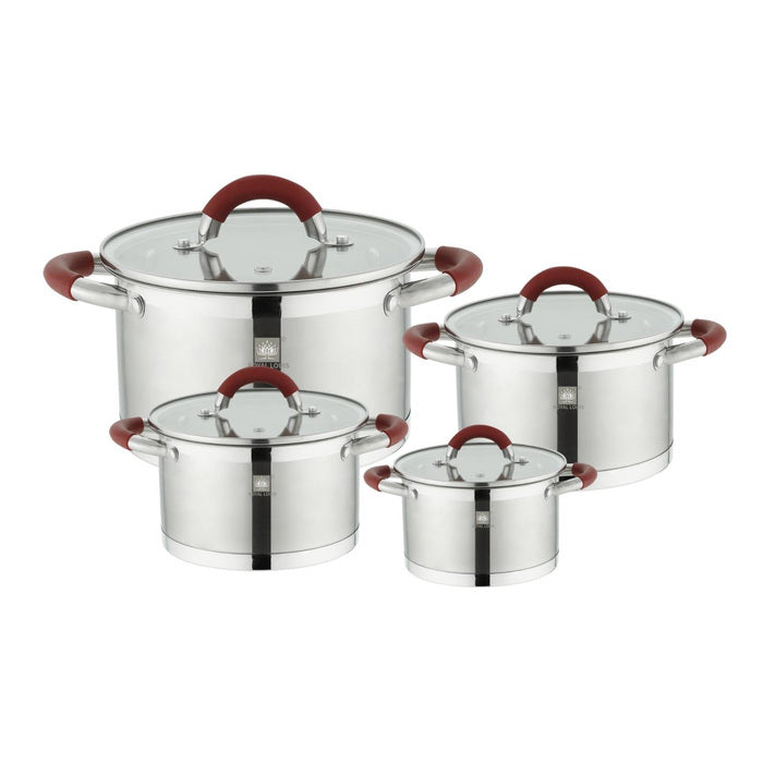 8-Piece Stainless-Steel Cookware Set