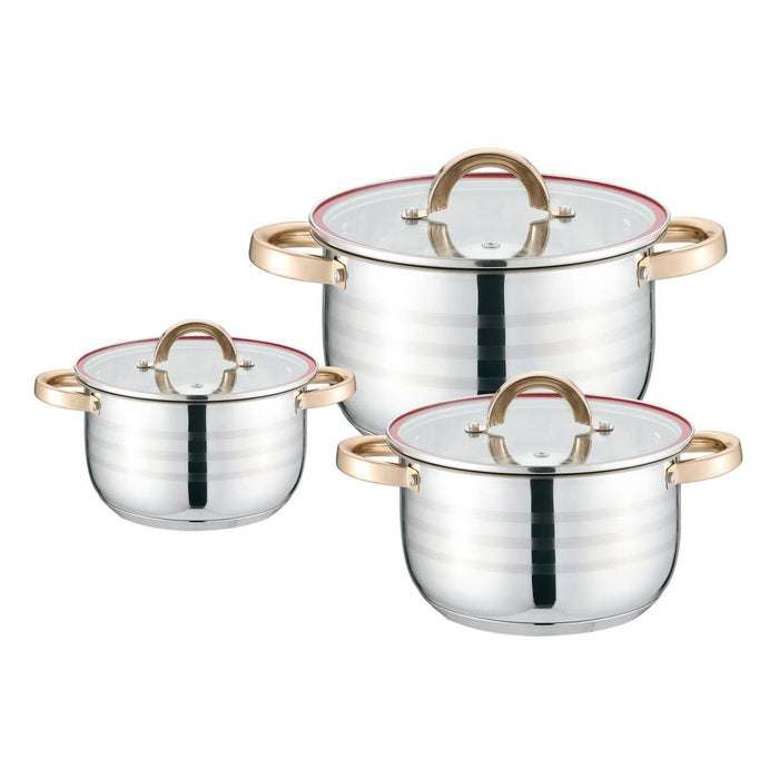 6-Piece Stainless-Steel Cookware Set