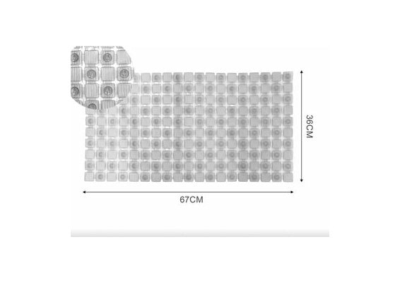 Clear Bath Mat