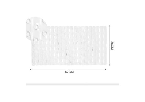 Striped Bath Mat