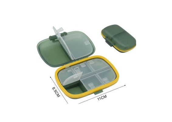 Flip-Top Pill Organizer 3.3 x 4.3 in