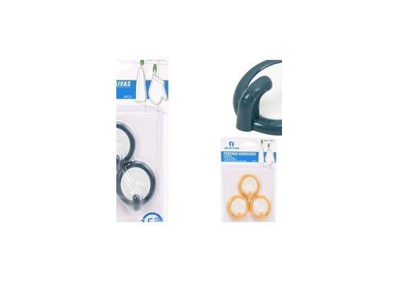 3-Pack Oval Adhesive Hooks