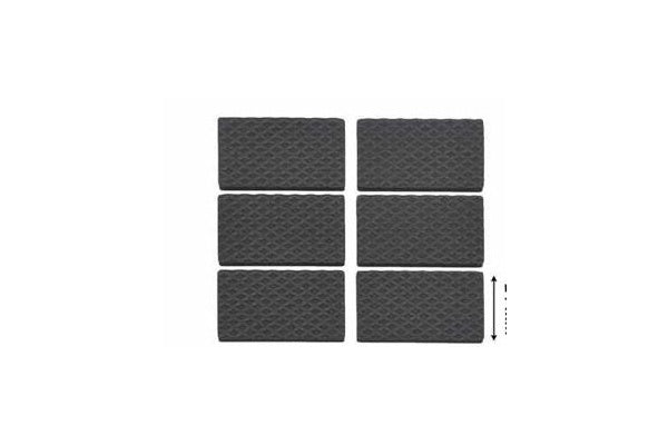 6-Pack Rectangular EVA Furniture Pads