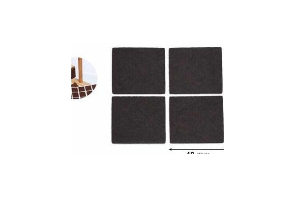4-Pack Square Felt Furniture Pads