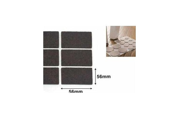 6-Pack Rectangular Felt Furniture Pads