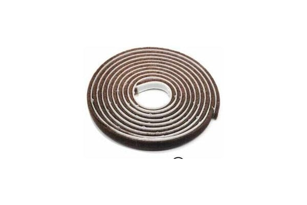 Brown Door Bottom Weatherstrip 13 x 8 mm