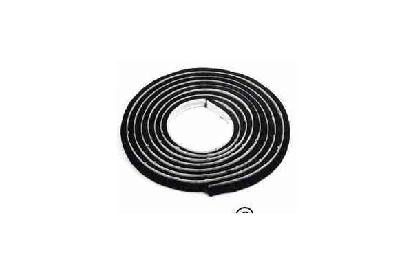 Black Door Bottom Weatherstrip 13 x 8 mm