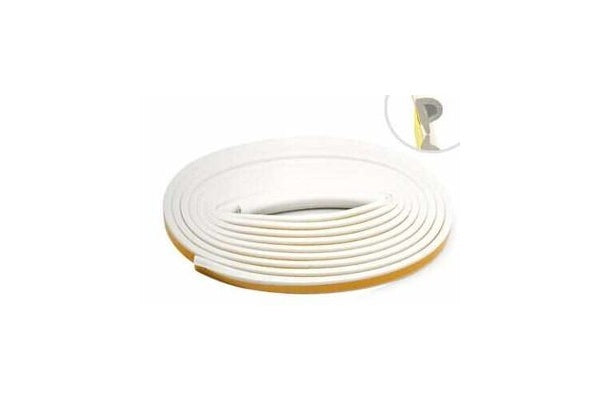 White P-Profile Weatherstrip 2 pcs / pack