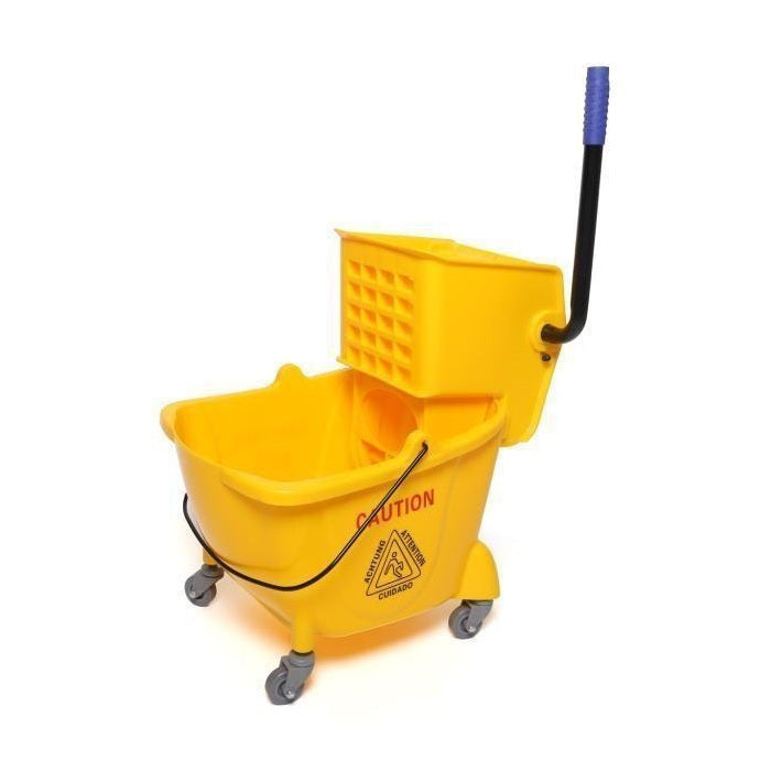 24 L Commercial Mop Bucket & Wringer Cart