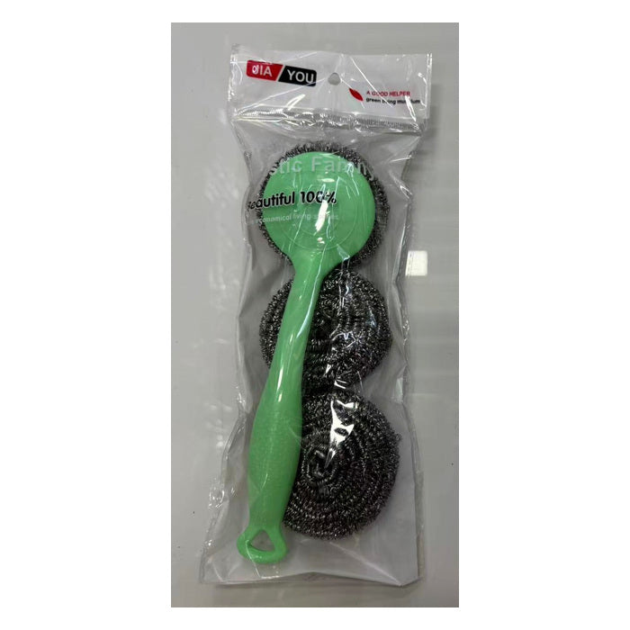 Stainless-Steel Scourers - 3 Pack