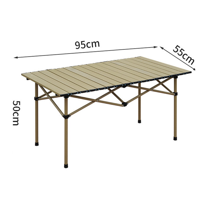 Roll-Top Camping Table, 95 cm