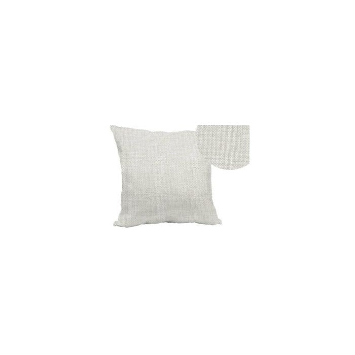 仿麻抱枕套 米灰色 17.7 × 17.7 英寸（45 × 45 cm）