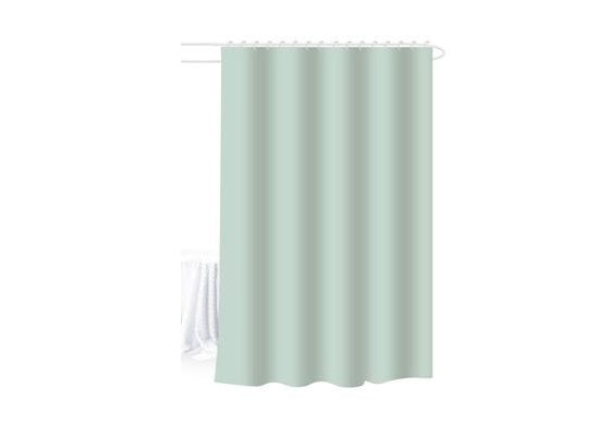 Solid Shower Curtain, Sage Green, 70.9 × 70.9 in