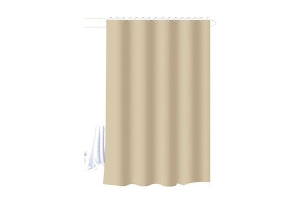 PEVA Solid Shower Curtain, 70.9 × 70.9 in