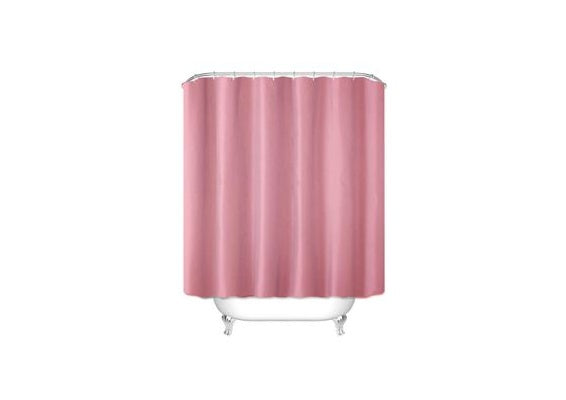 Solid Shower Curtain Pink 70.9 X 70.9 In
