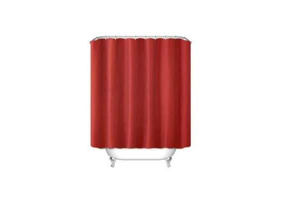 Solid Shower Curtain Orange 70.9 X 70.9 In