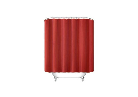 Solid Shower Curtain Orange 78.7 X 70.9 In
