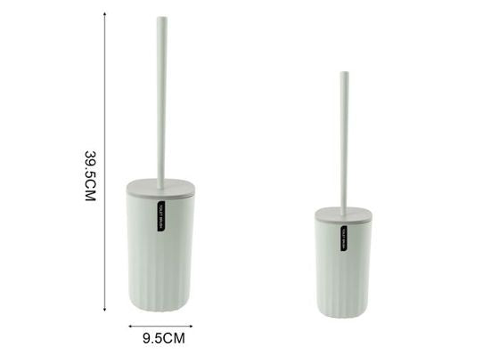Wave-Pattern Toilet Brush, Sage Green