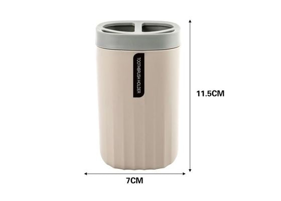 Ripple Toothbrush Holder Beige