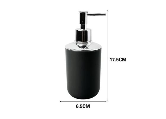 Metallic Soap Dispenser, Black