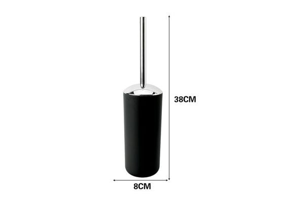 Metallic Toilet Brush, Black