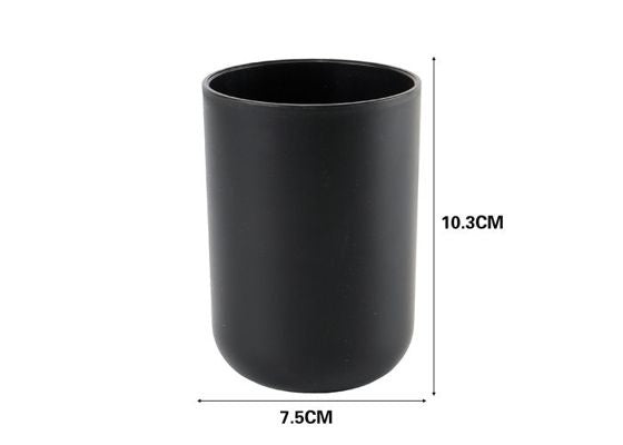 Round Rinsing Cup Black