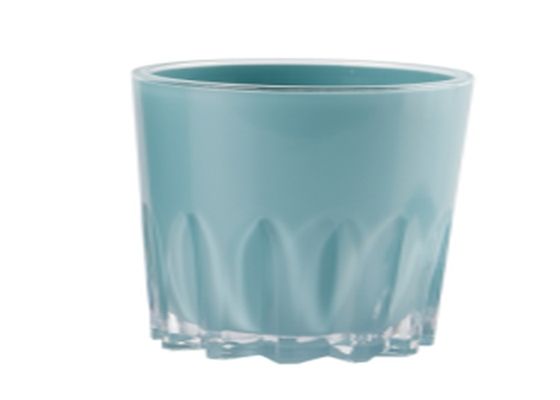 Floral Pattern Rinsing Cup Dusty Blue