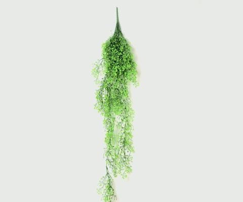 Artificial Hanging Green Bellflower Bush - 31 in