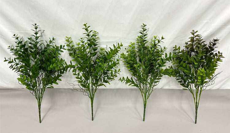 Artificial Climbing Fern Bush - 17 in; 5 Branches